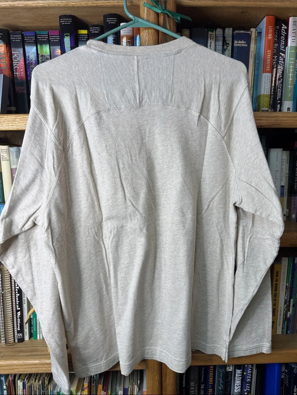 The North Face Men's Crewneck Long-sleeved Tee - Heather Oatmeal